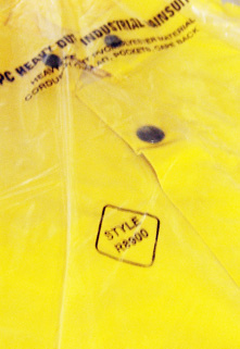 heavy duty industrial suit protects against chemicals and air contaminated with harmful dust, powders or liquids