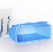 plastic trays to store tools and supplies